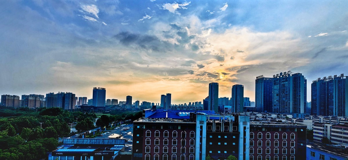 宅家拍夕阳晚霞（手机版）