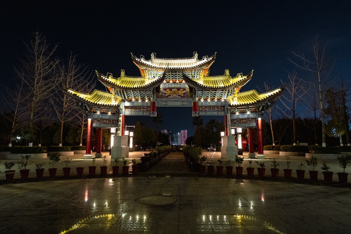 保山永子棋院夜景