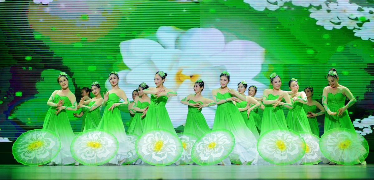 一组老年大学舞蹈团的精彩古风演出