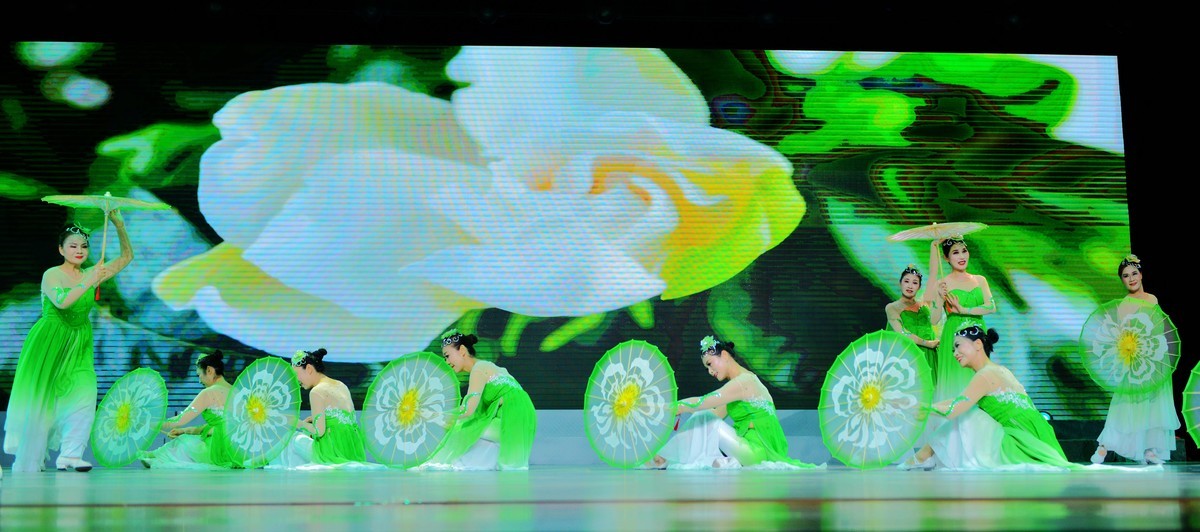 一组老年大学舞蹈团的精彩古风演出