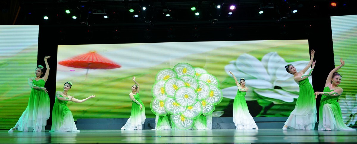 一组老年大学舞蹈团的精彩古风演出