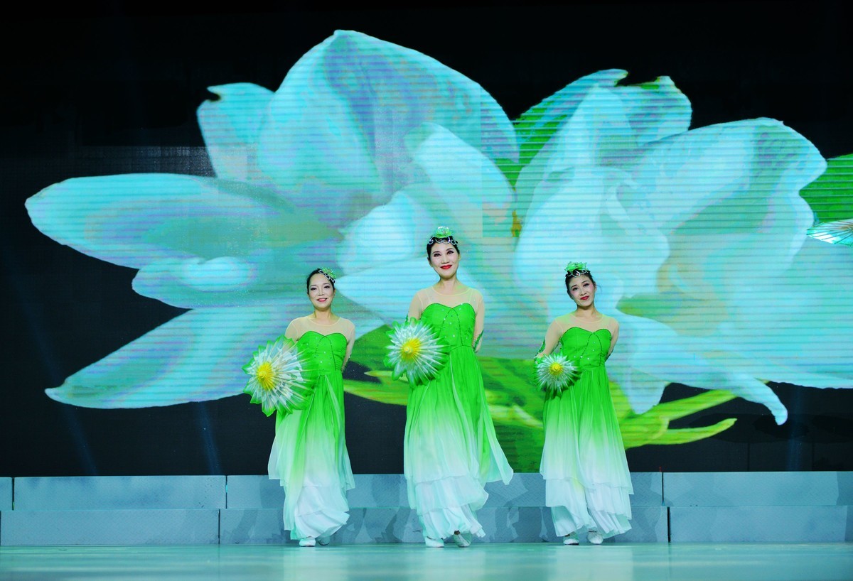 一组老年大学舞蹈团的精彩古风演出