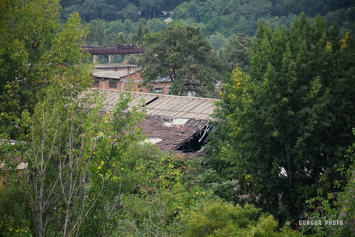 城市中的废墟工厂，也有点沧桑的美感