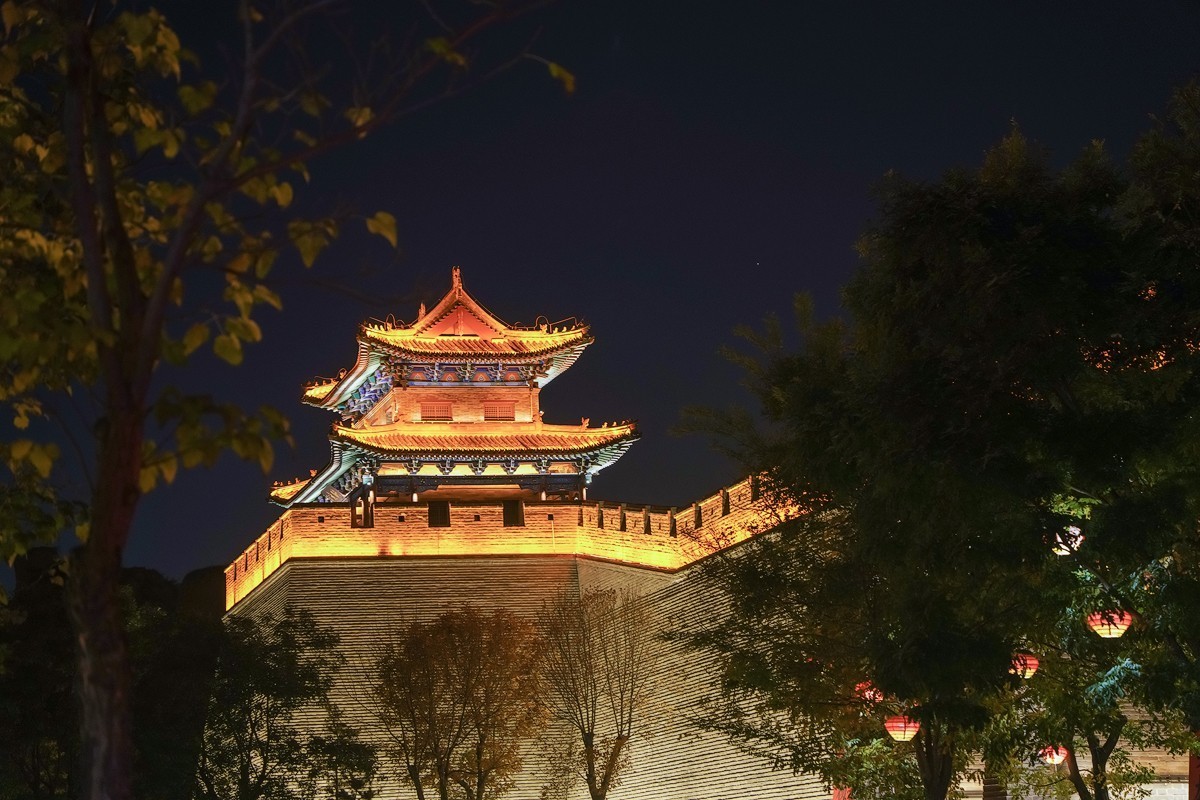 山西第六次旅发大会举办地——忻州古城之夜_2020年