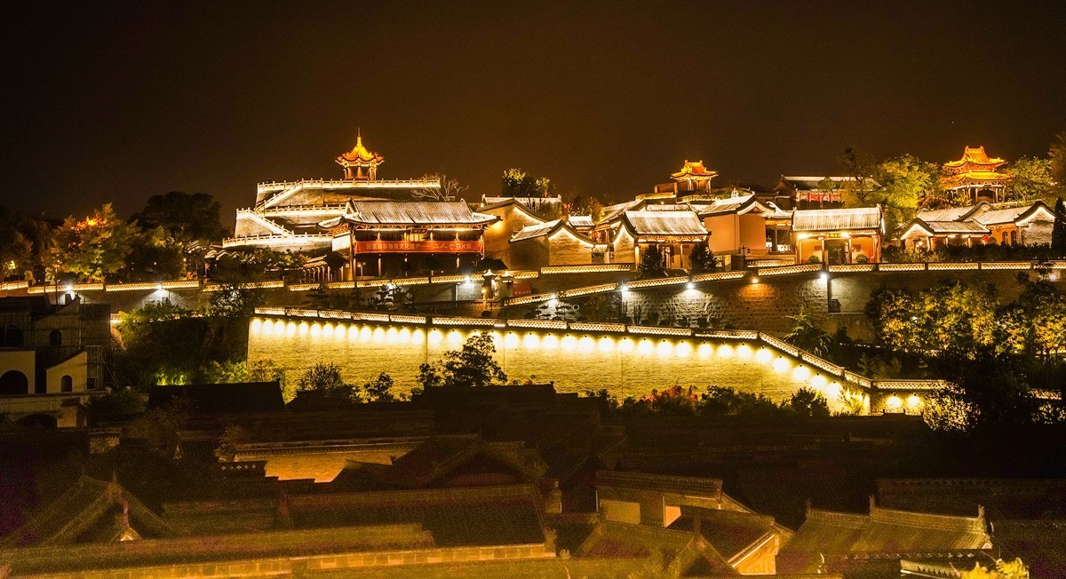古城夜景（上）-----山西忻州-中关村在线摄影论坛