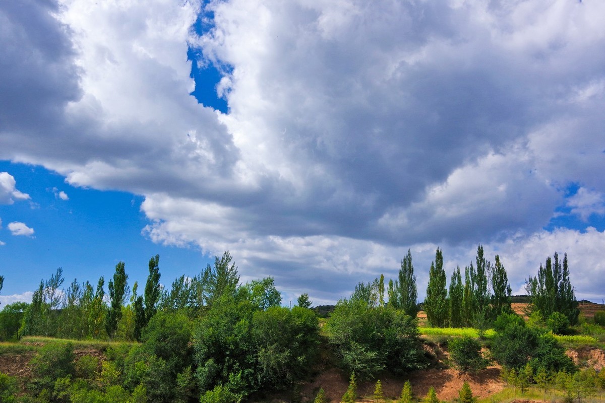 宁夏南部山区农村情景
