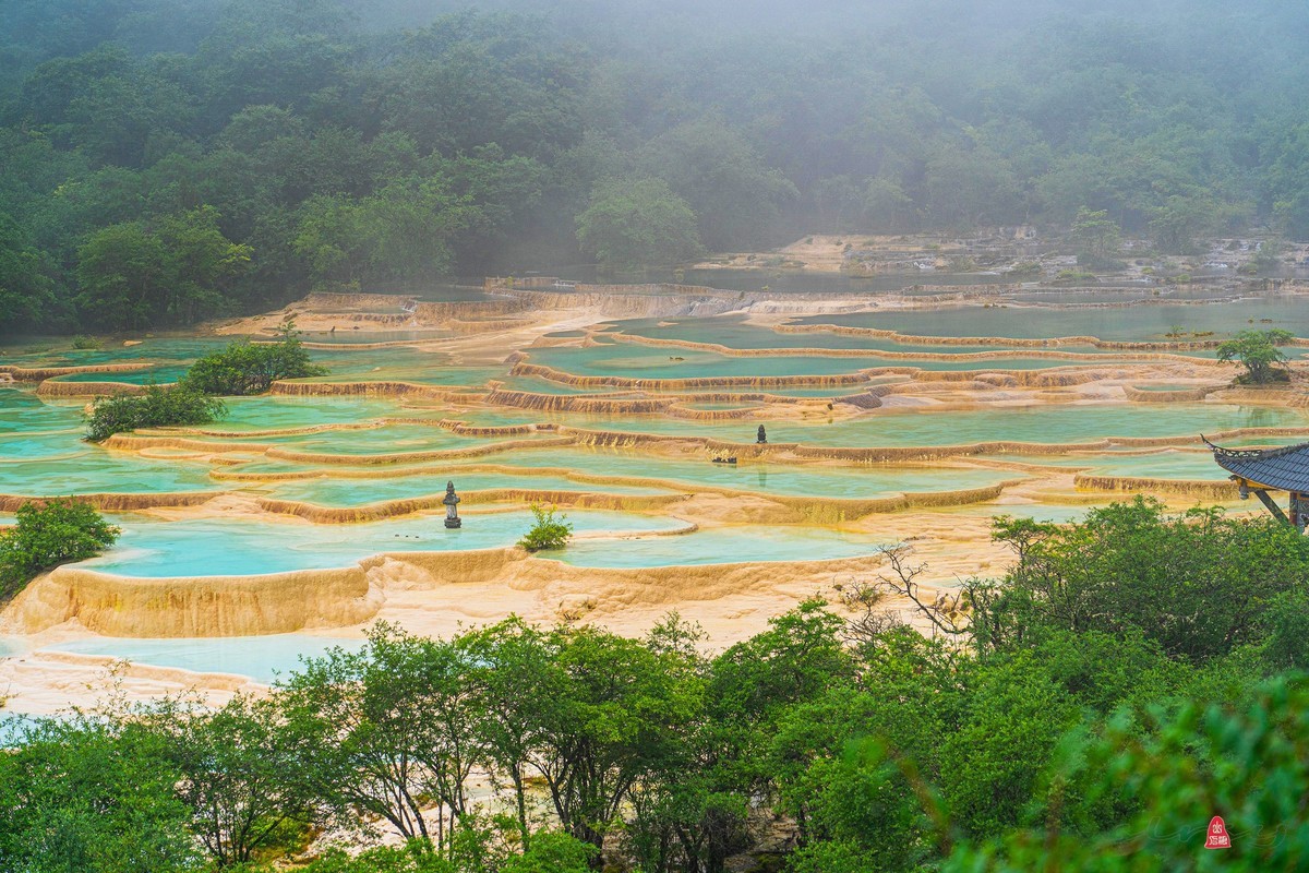 四川行（五）黄龙之水天上来(1)