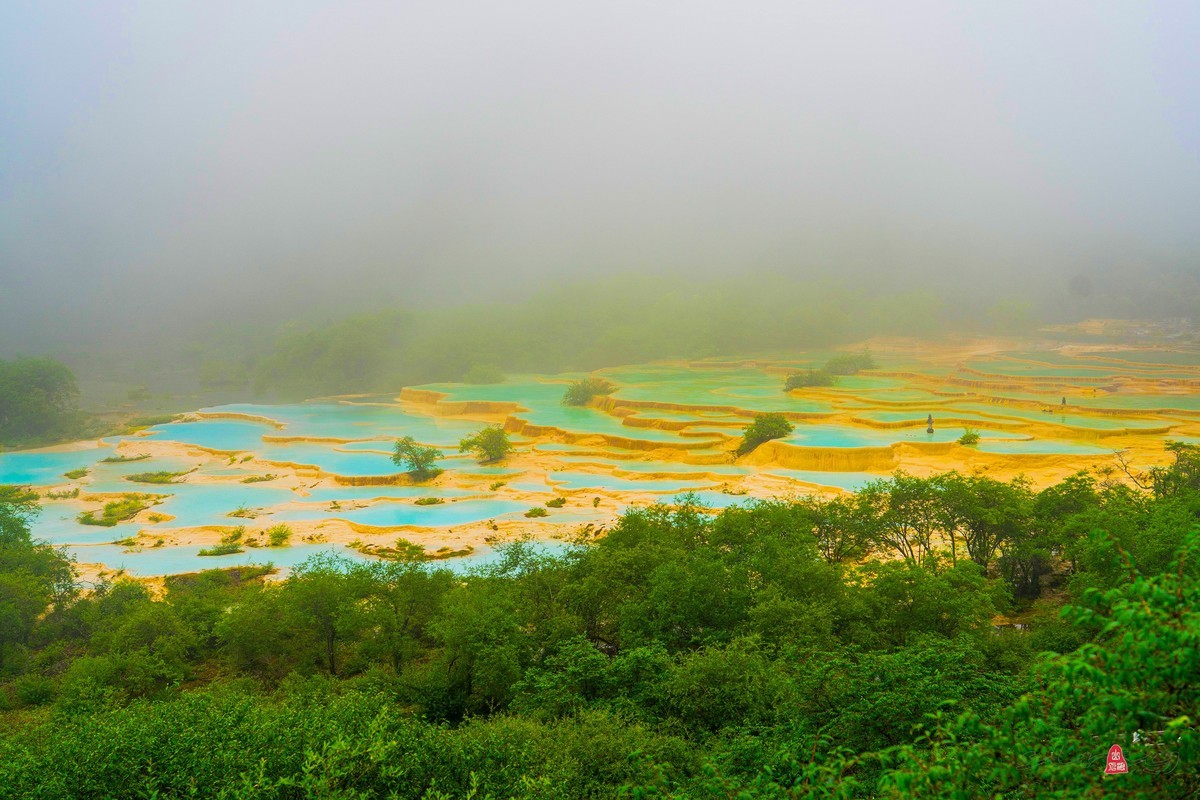 四川行（五）黄龙之水天上来(1)