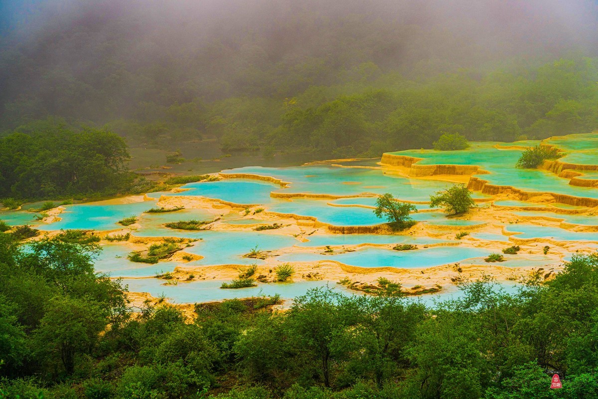 四川行（五）黄龙之水天上来(1)