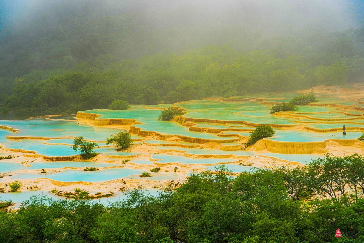 四川行（五）黄龙之水天上来(1)
