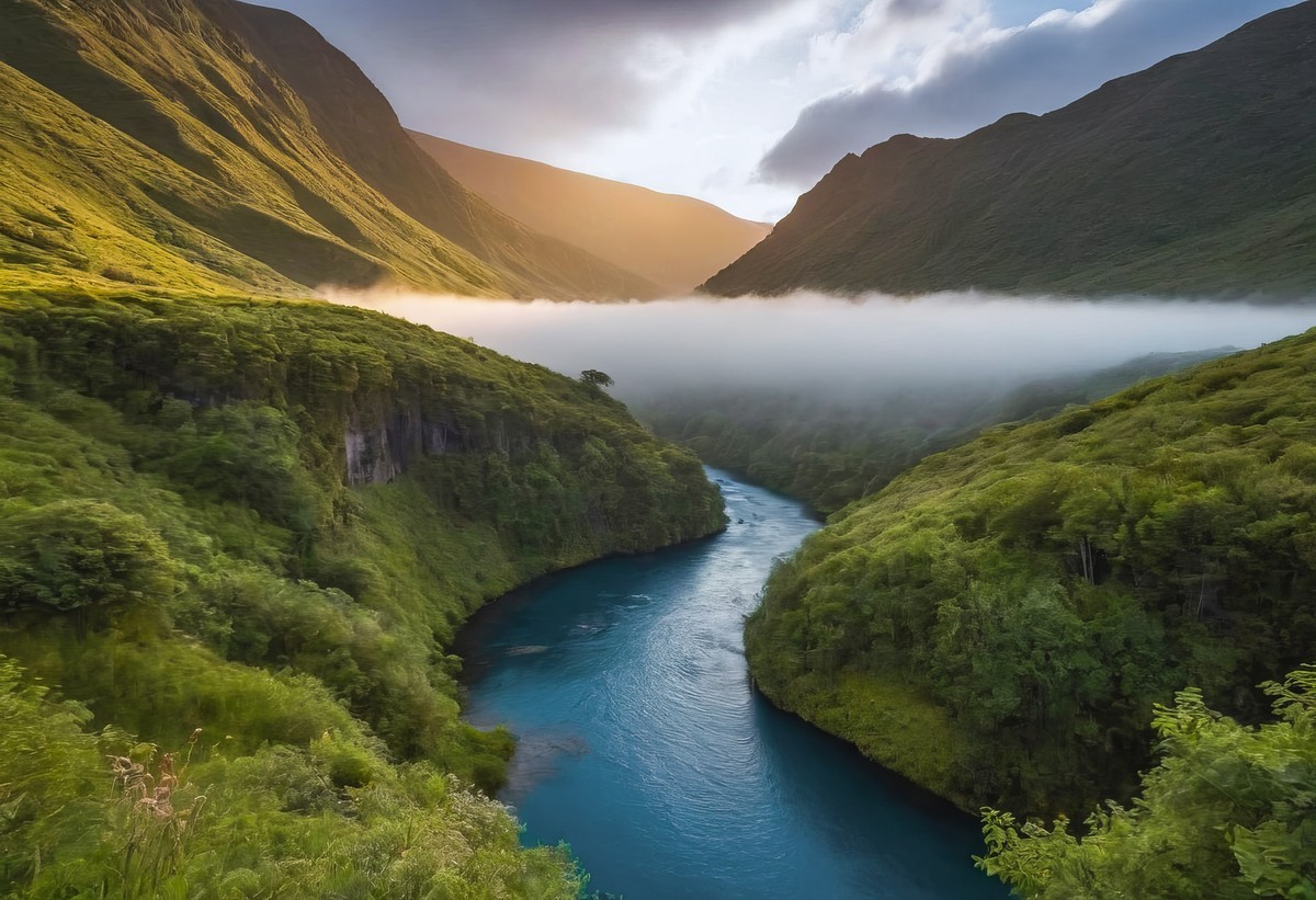 日出美景令人心醉神迷