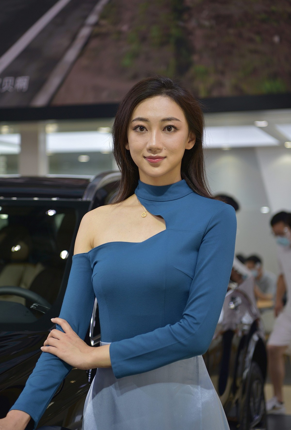 湖南2022车展佳丽车模风采下