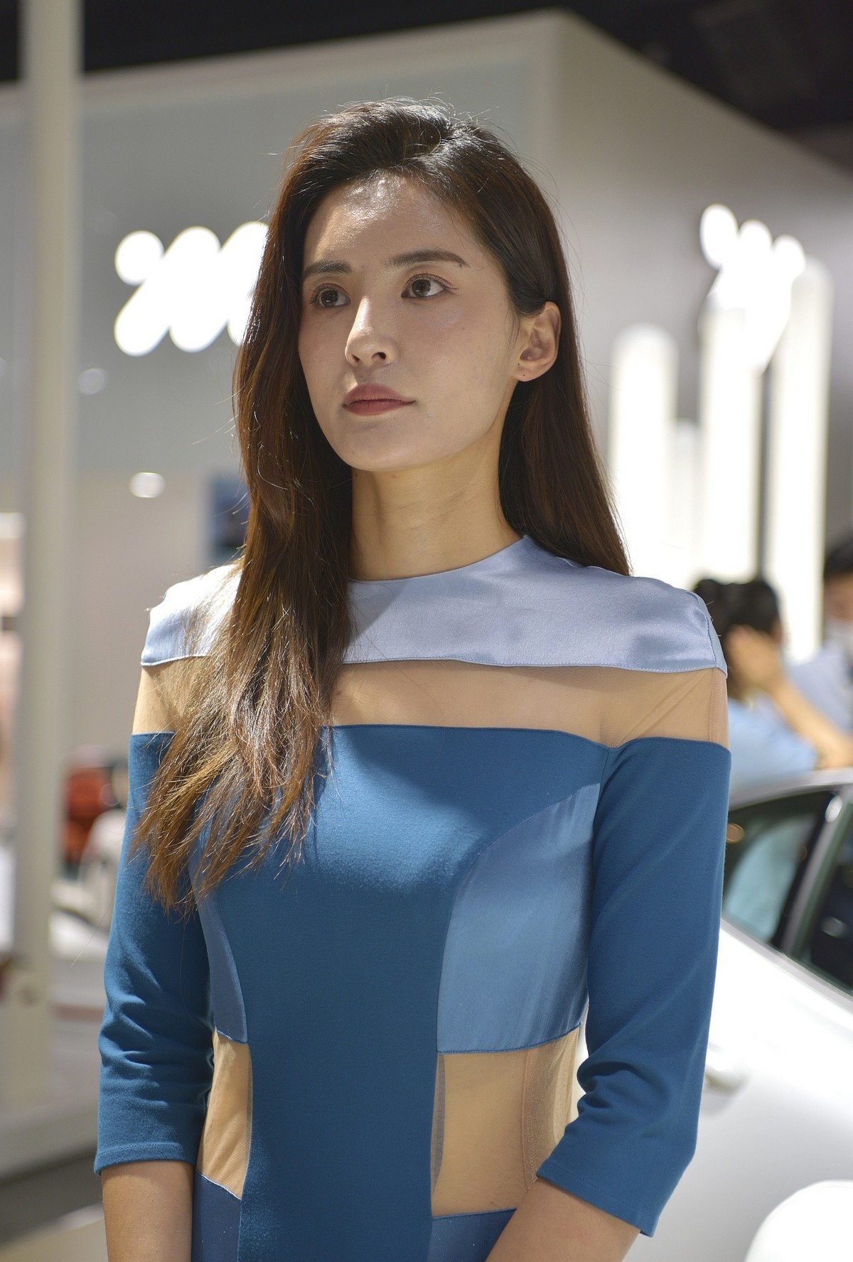 湖南2022车展佳丽车模风采下