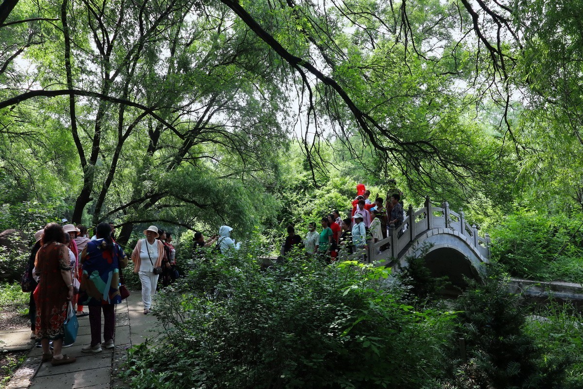 黑龙江森林植物园略影    2。