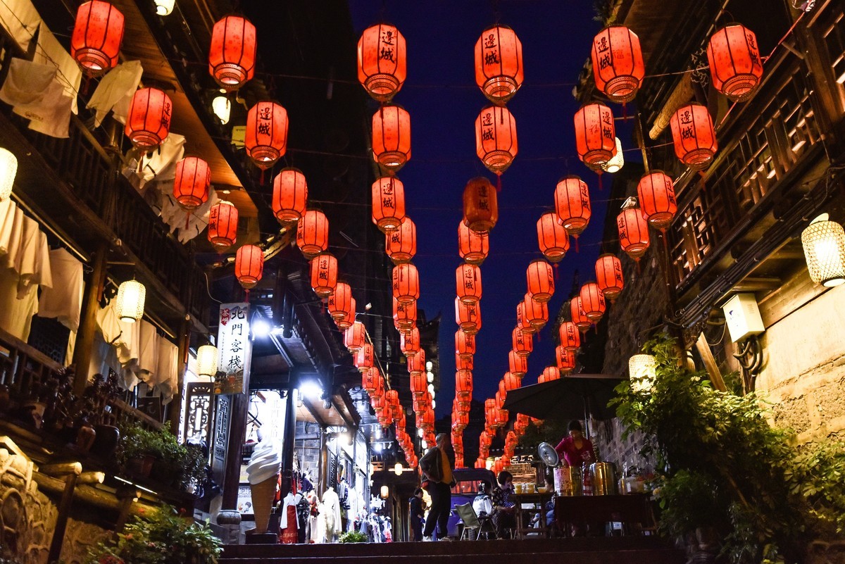 湖南茶峒（边城）夜色1