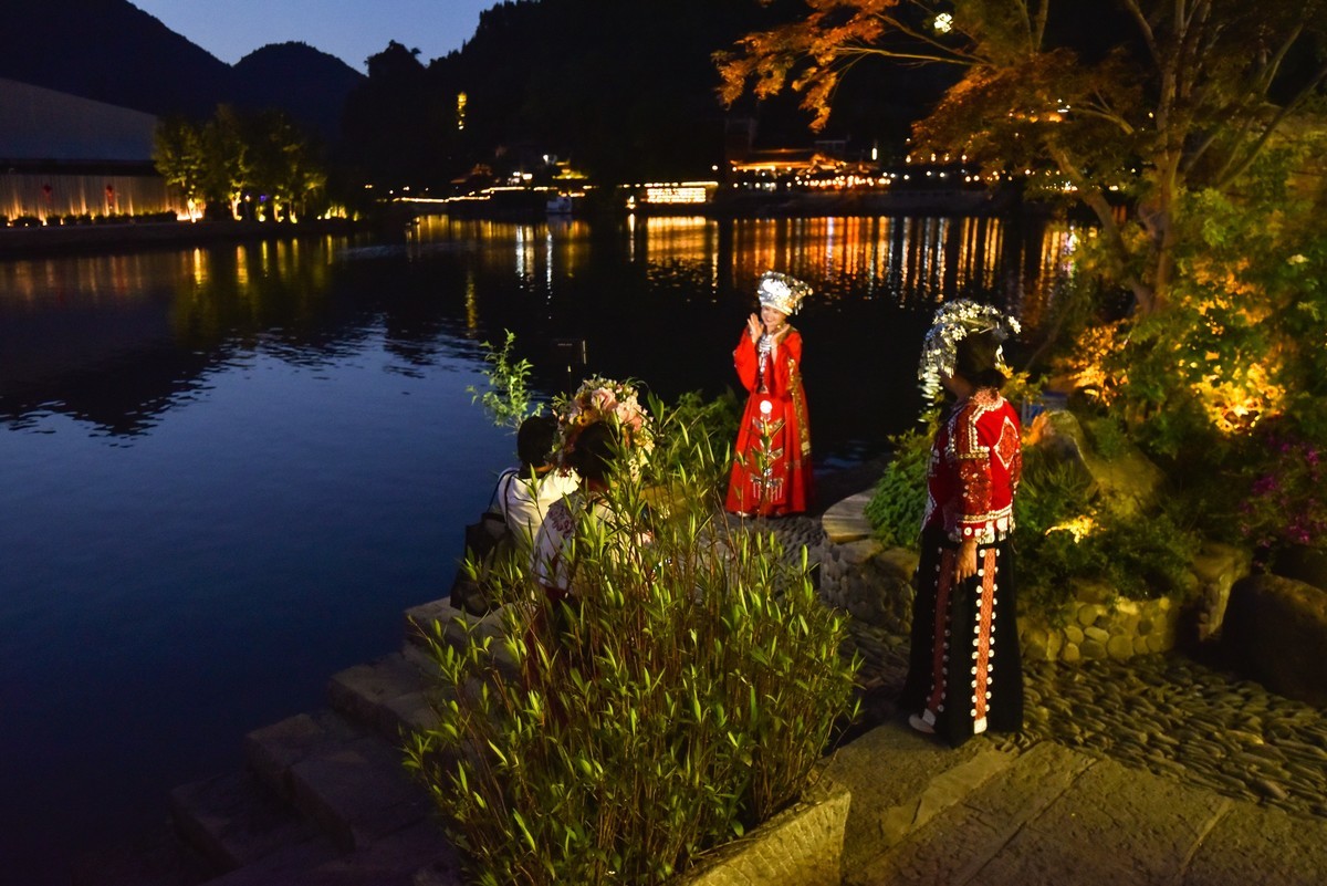 湖南茶峒（边城）夜色