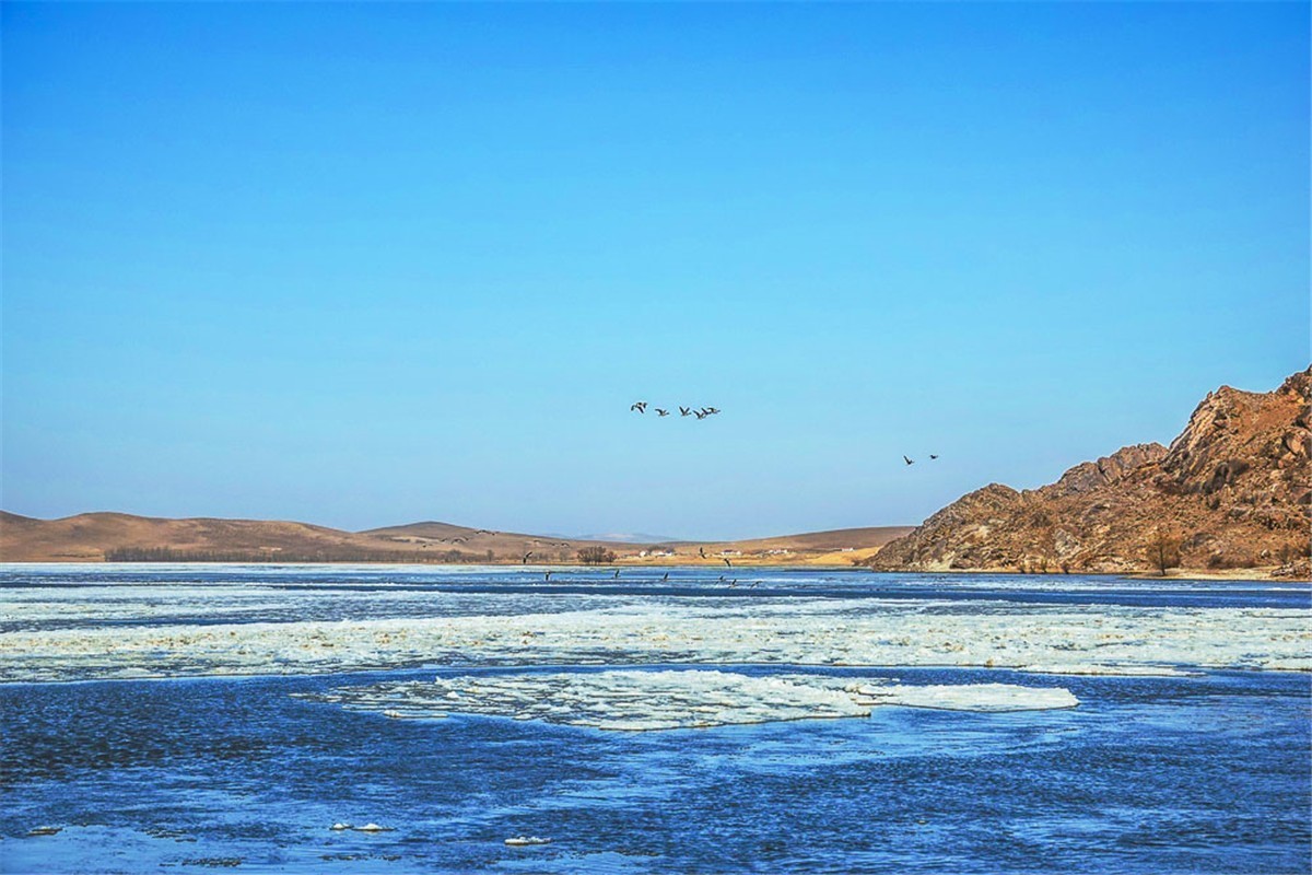 沐沦河早春风光