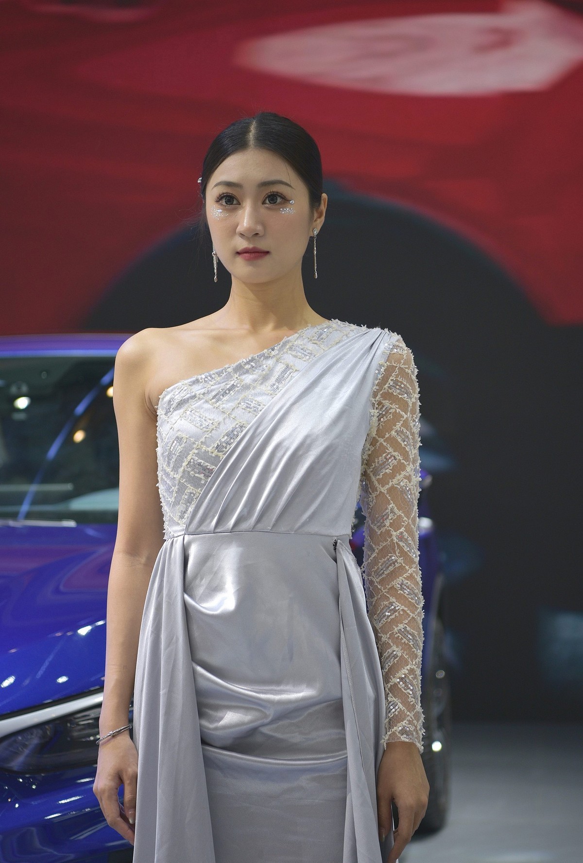 湖南2022车展佳丽车模风采下