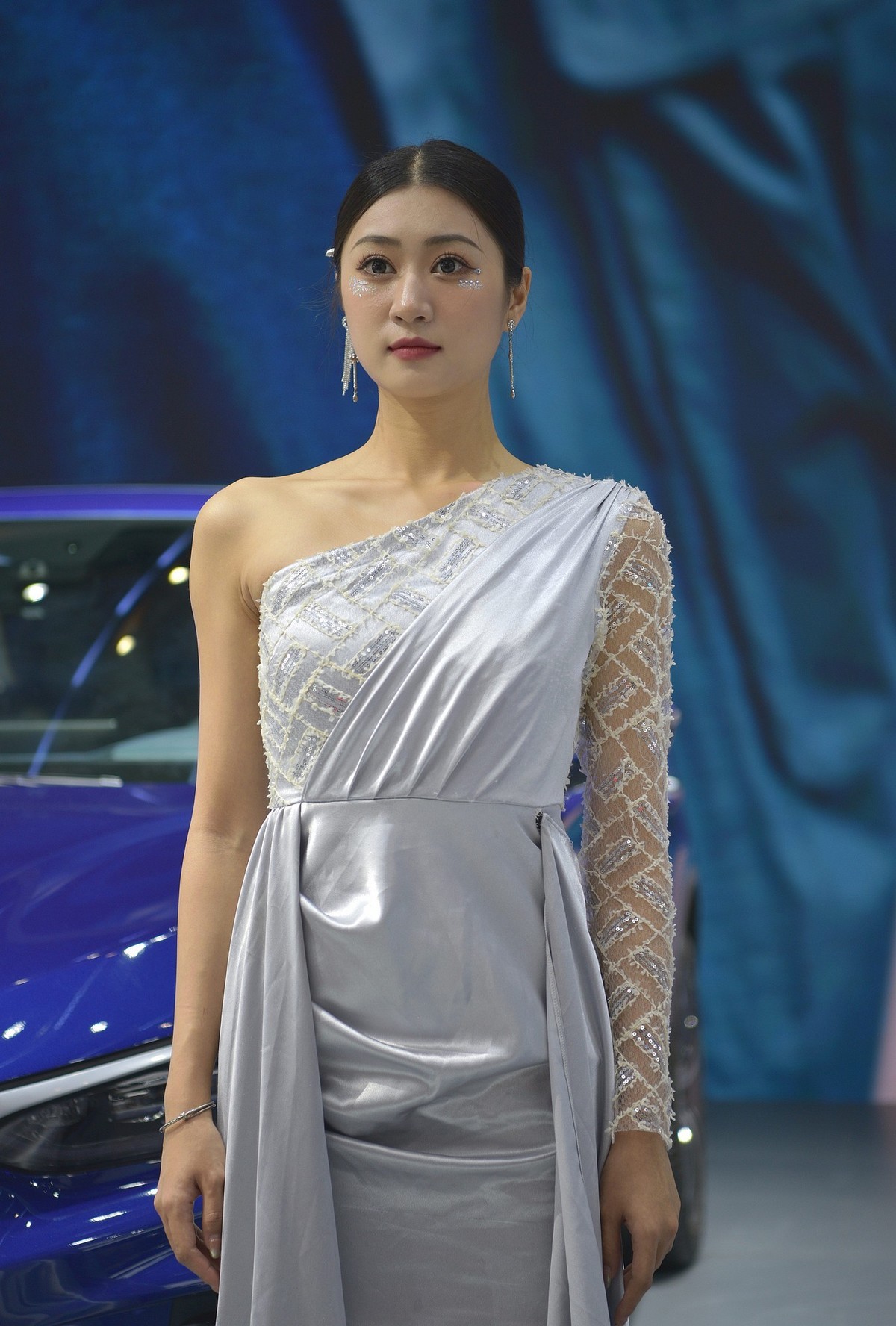 湖南2022车展佳丽车模风采下