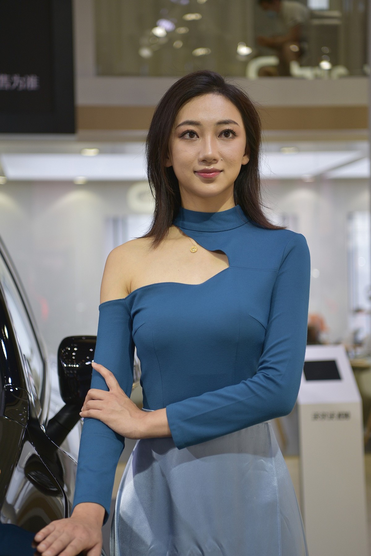 湖南2022车展佳丽车模风采下