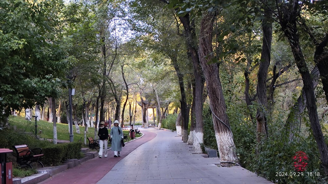 乌鲁木齐街景 小美女      周鸣天