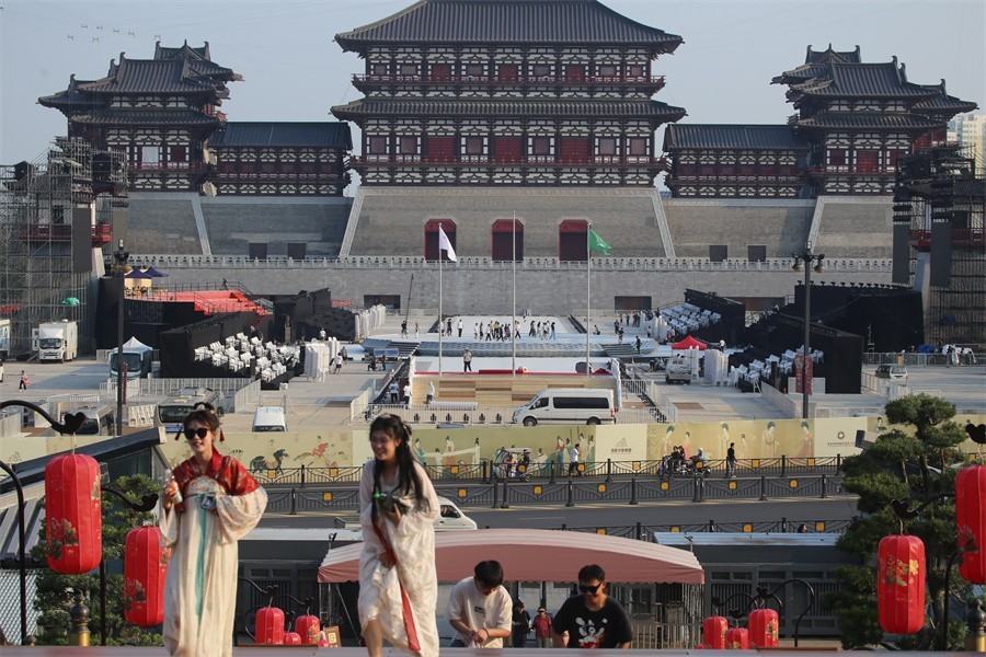河南省第十四届体育运动会开幕式彩排花絮