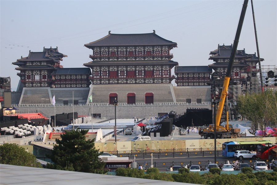 河南省第十四届体育运动会开幕式彩排花絮