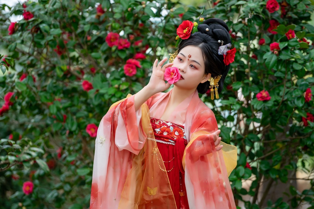 茶花古装少女