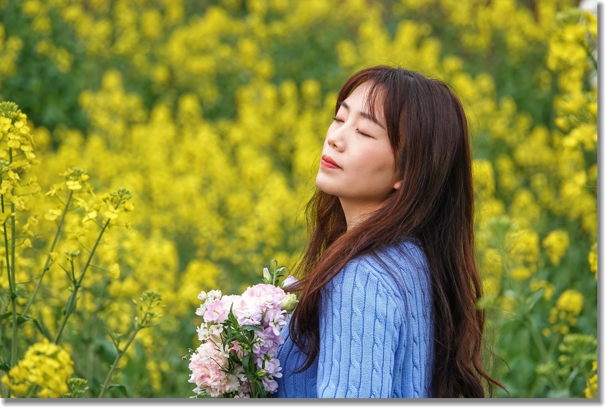 油菜花开之“人像”2