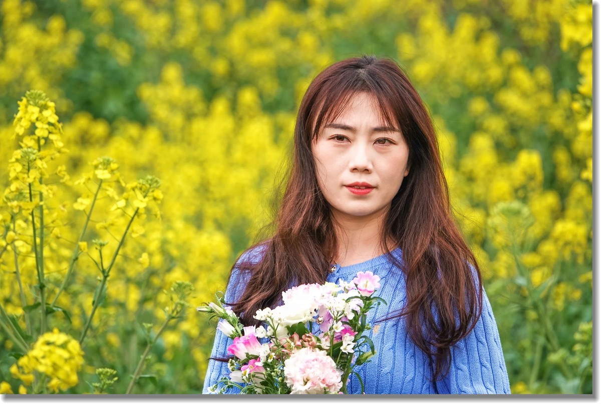 油菜花开之“人像”2