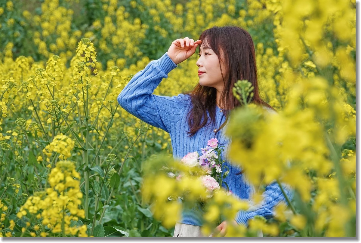 油菜花开之“人像”2