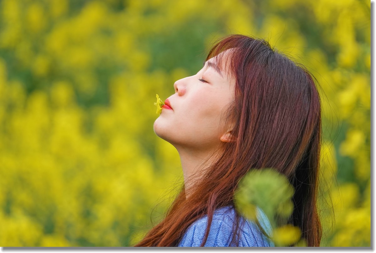 油菜花开之“人像”2