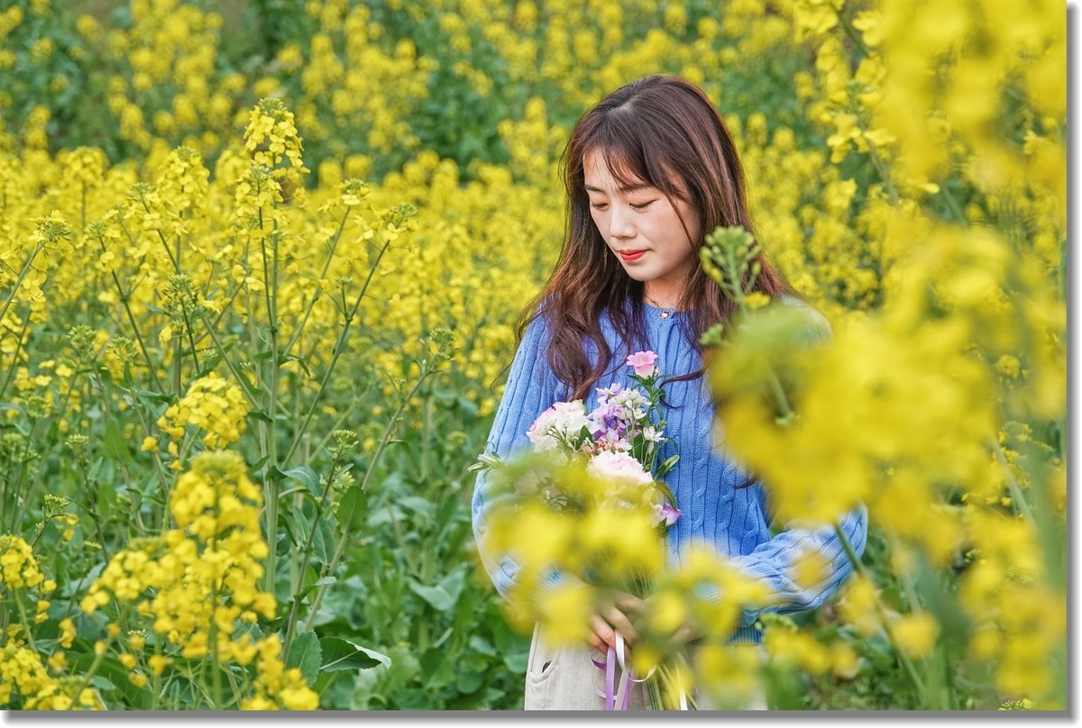 油菜花开之“人像”2