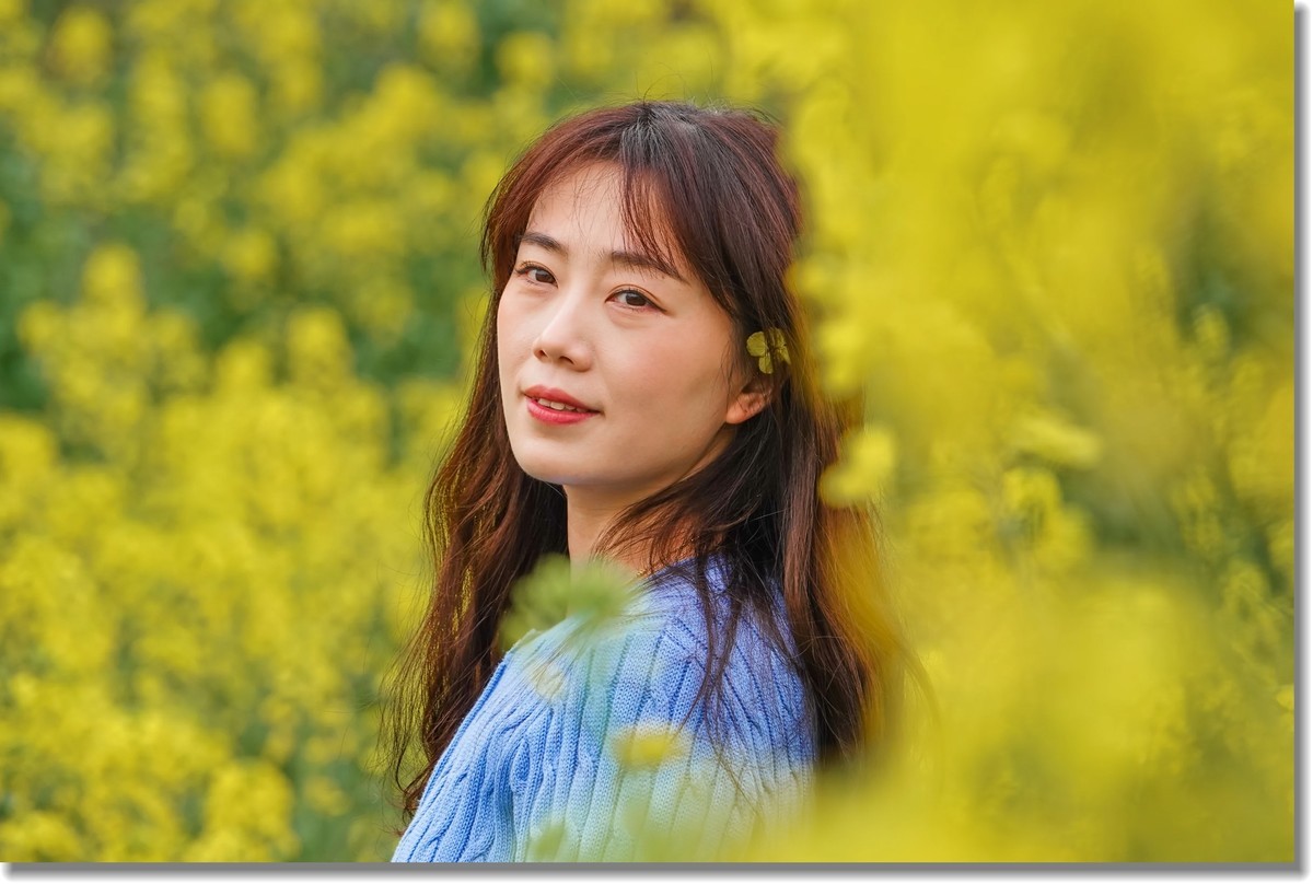 油菜花开之“人像”2