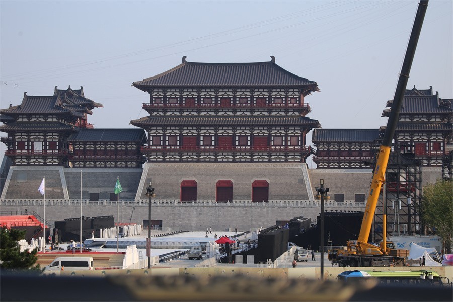 河南省第十四届体育运动会开幕式彩排花絮