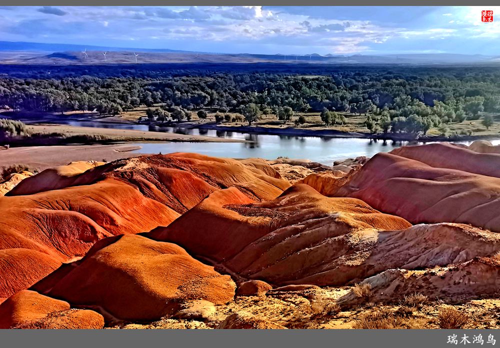 【魅力新疆行】4.与流霞溢彩的五彩滩亲密接触