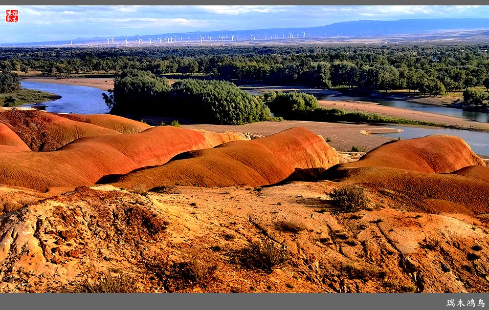 【魅力新疆行】4.与流霞溢彩的五彩滩亲密接触