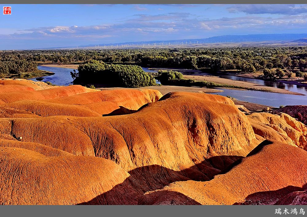 【魅力新疆行】4.与流霞溢彩的五彩滩亲密接触