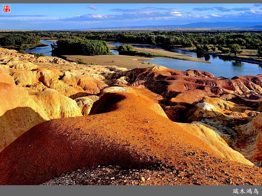 【魅力新疆行】4.与流霞溢彩的五彩滩亲密接触