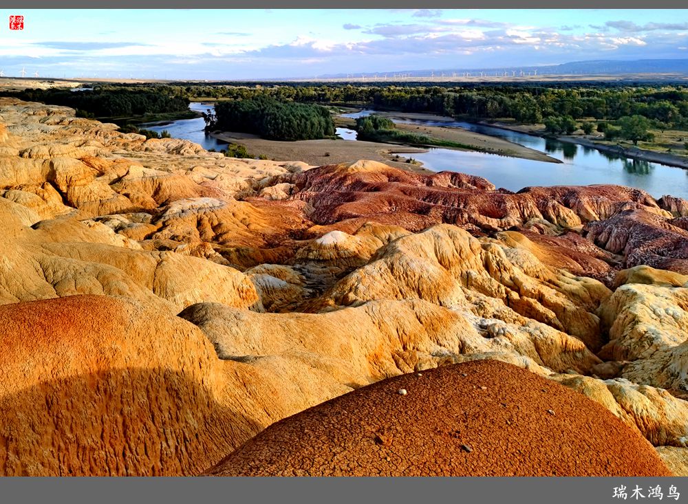 【魅力新疆行】4.与流霞溢彩的五彩滩亲密接触