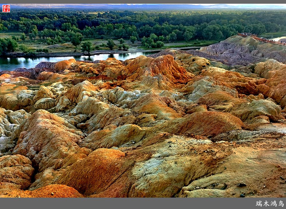 【魅力新疆行】4.与流霞溢彩的五彩滩亲密接触