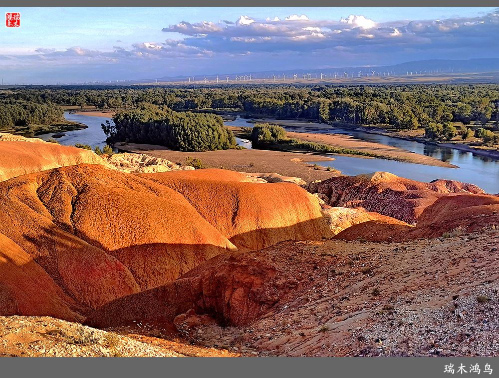 【魅力新疆行】4.与流霞溢彩的五彩滩亲密接触