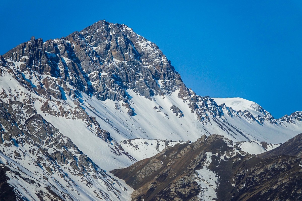路过祁连山巴尔斯雪山