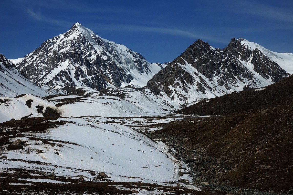 路过祁连山巴尔斯雪山