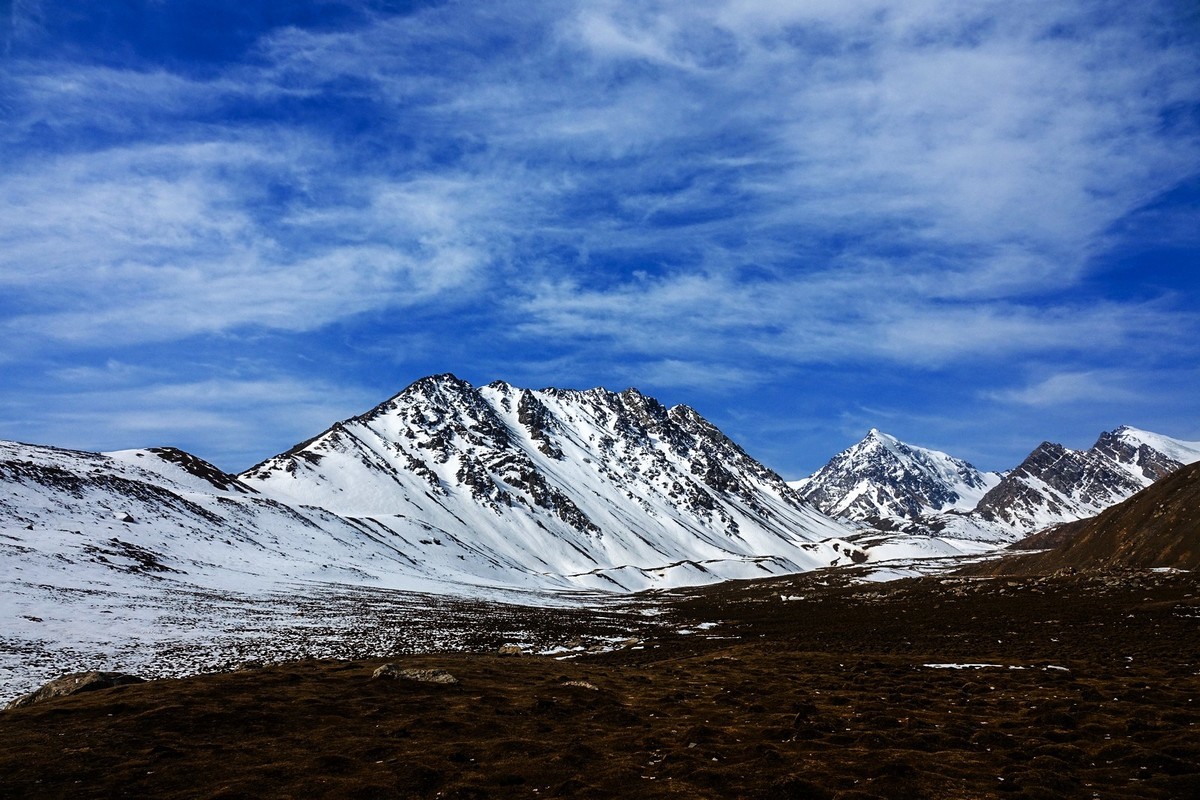 路过祁连山巴尔斯雪山
