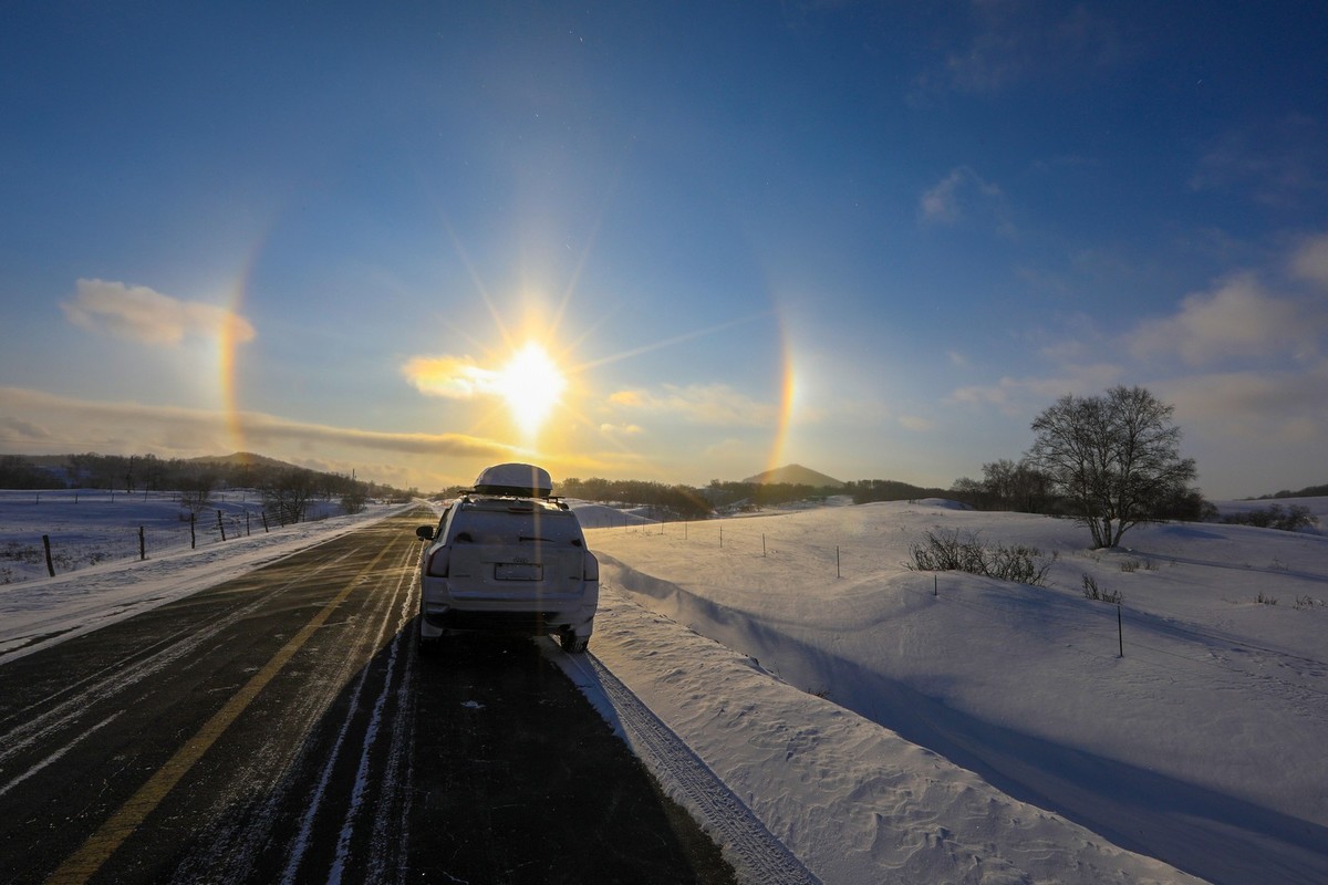 走乌兰布统路上随拍