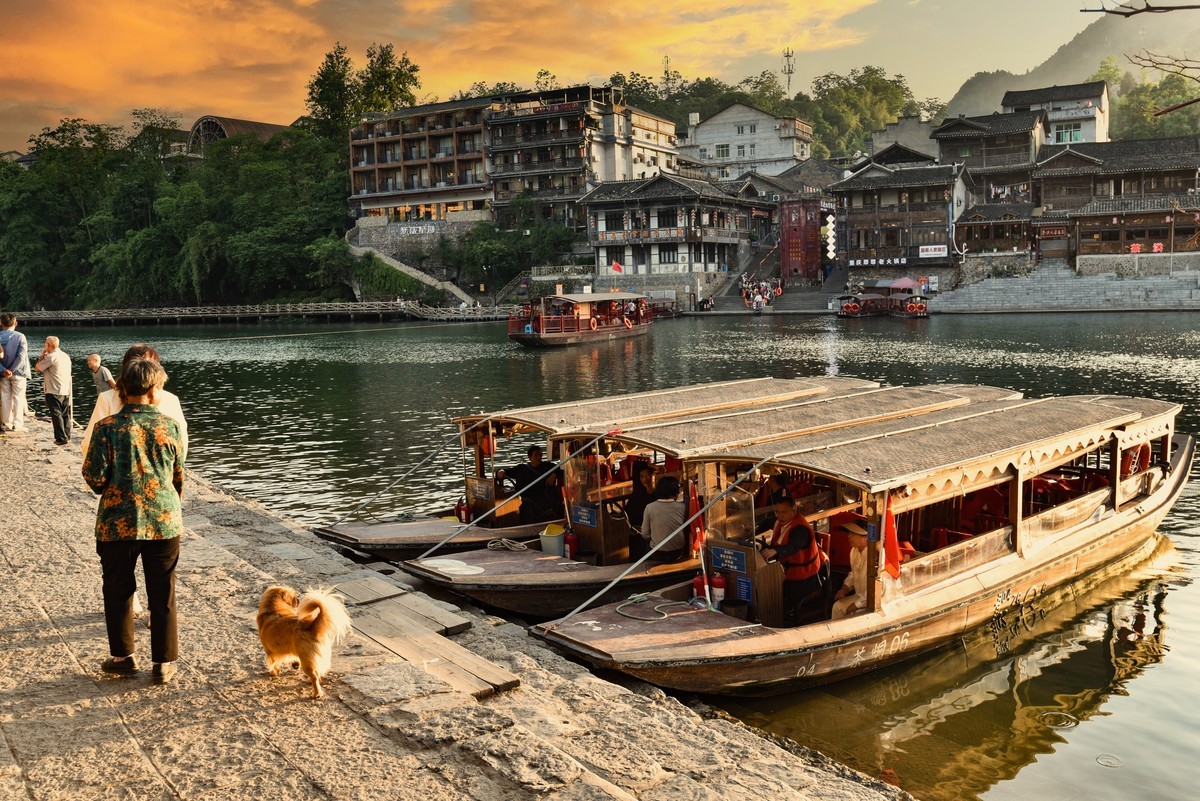 湖南茶峒（边城）拉拉渡1