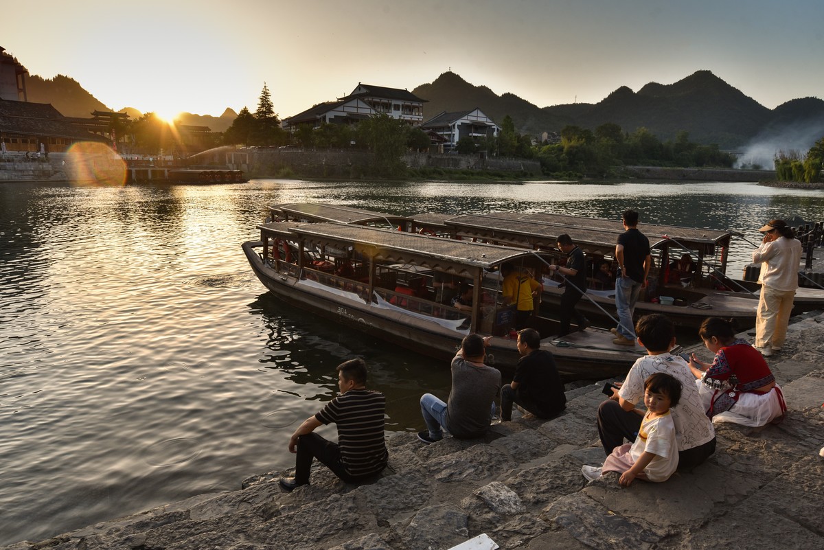 湖南茶峒（边城）拉拉渡1