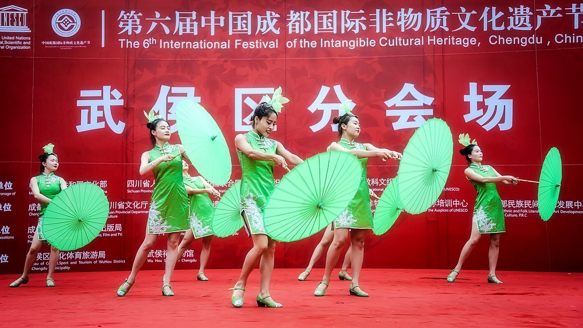 第六届非遗节演出:民族舞蹈《伞 舞》-中关村在线摄影论坛