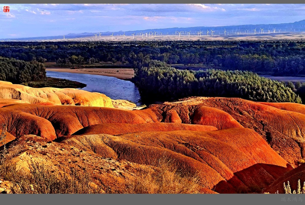 【魅力新疆行】4.与流霞溢彩的五彩滩亲密接触